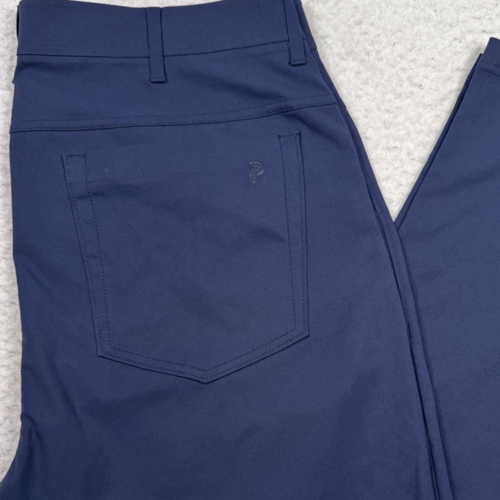 Public Rec Pants Men's 33x32 (34x30) Navy Performance Chino Casual Travel Golf